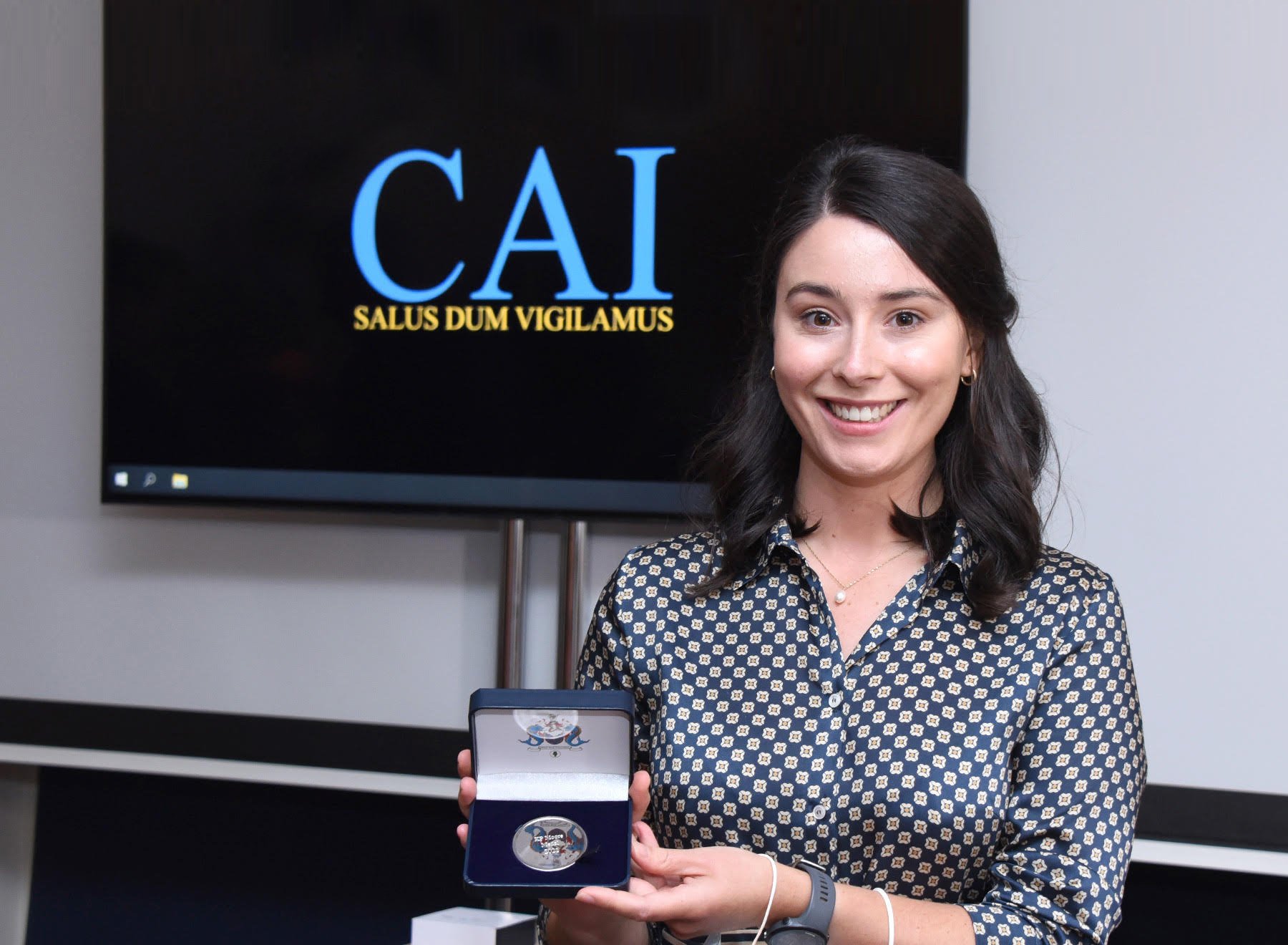 CAI National Patient Safety Day & KP Moore Medal Competition in Patient Safety 2021Dr Mai O’Sullivan, Winner KP Moore Medal Competition 2021.