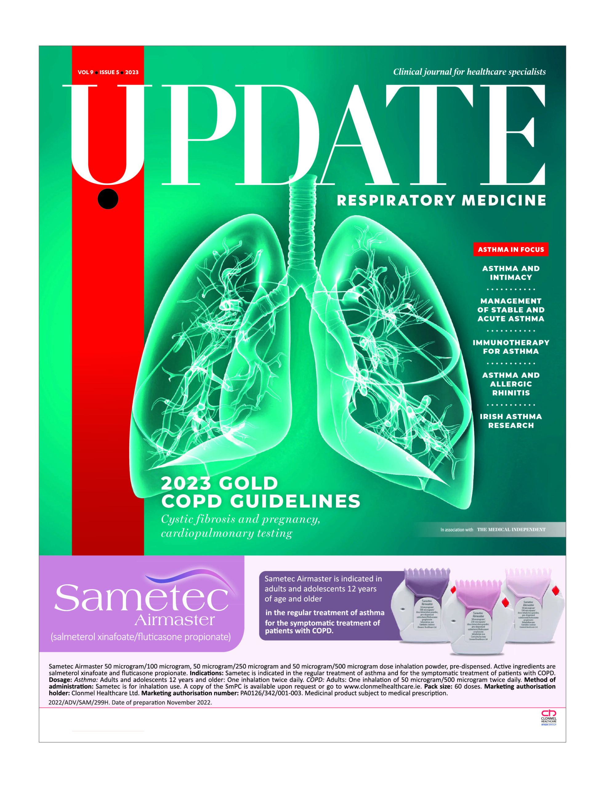 Update Journal Cover Respiratory medicine