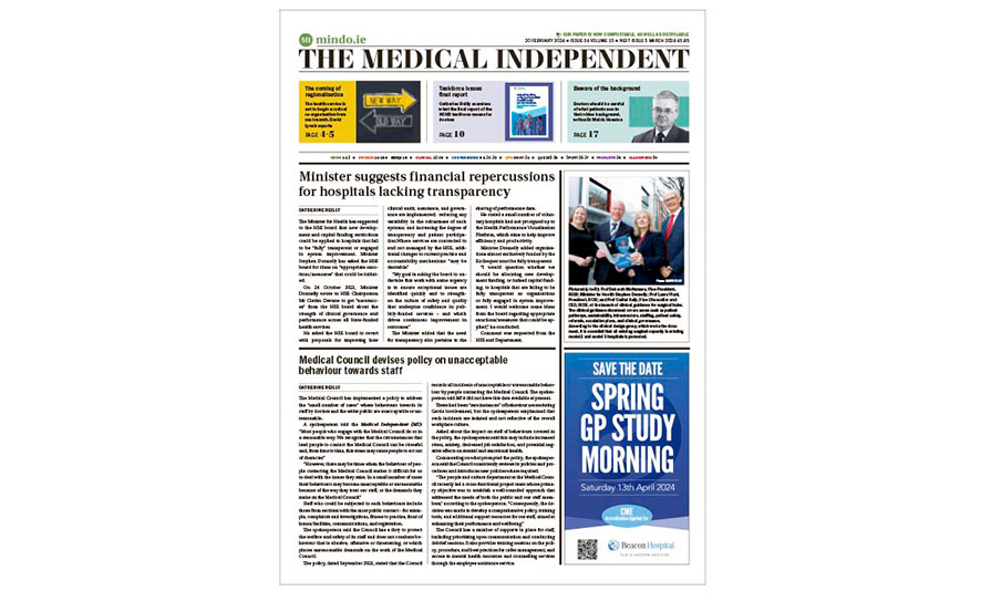 The Medical Independent 20th February